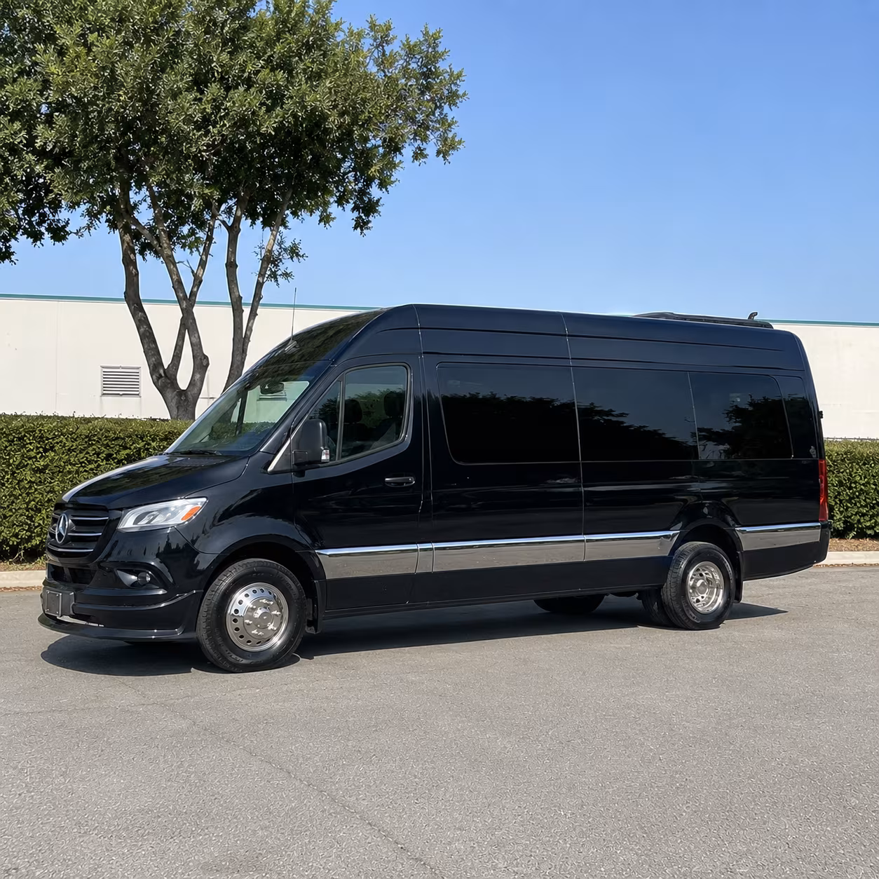 Costa Mesa Airport Shuttle & Transportation party bus exterior
