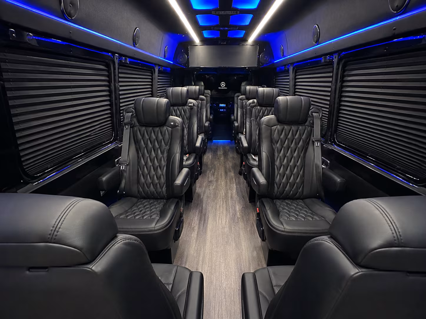 Costa Mesa Airport Shuttle & Transportation party bus exterior