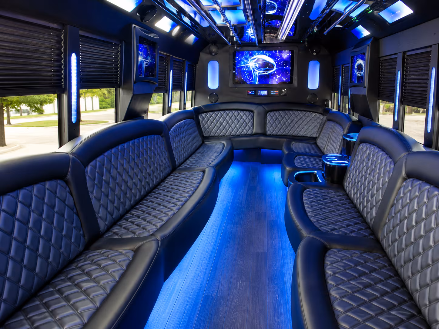 Costa Mesa Bachelor & Bachelorette Transportation onboard seating