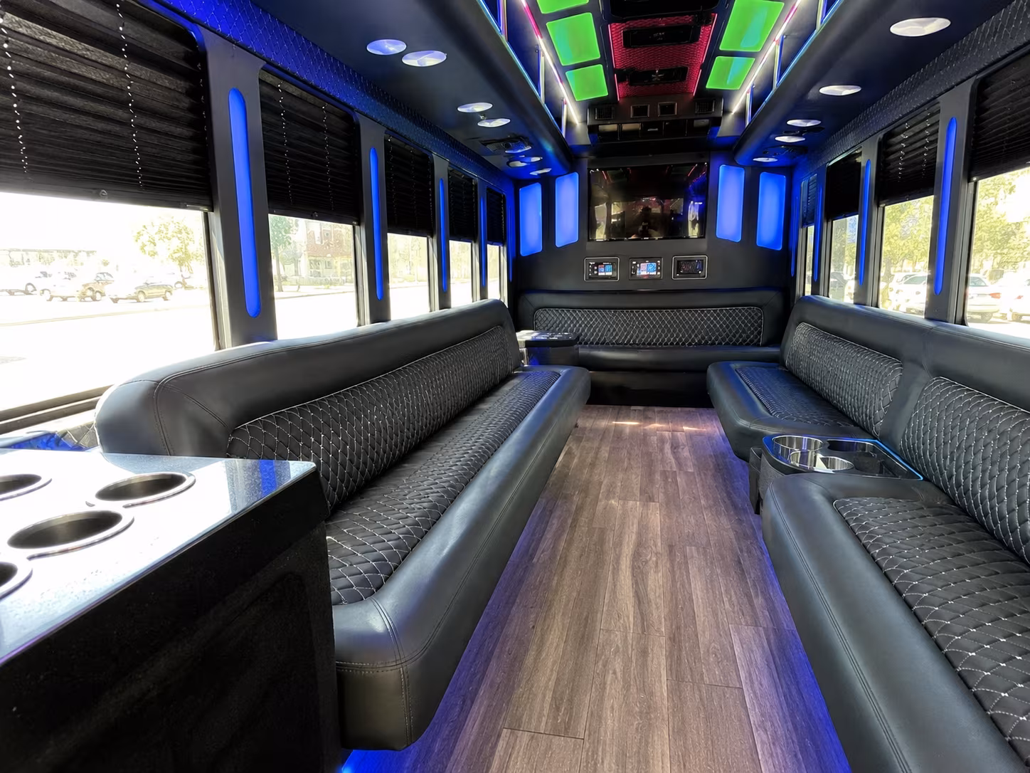 Costa Mesa Concert & Music Festival Transportation party bus exterior