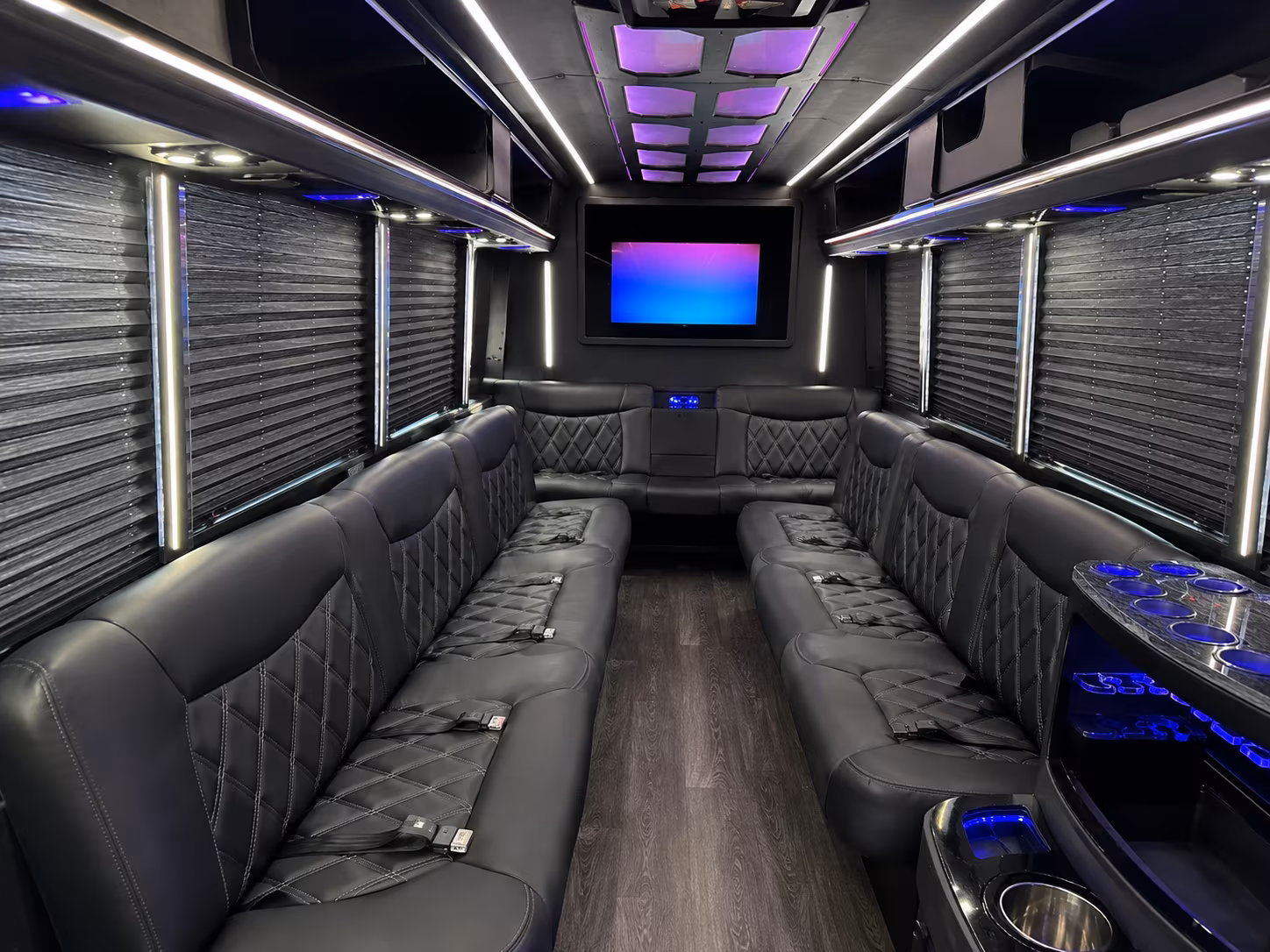 Costa Mesa Concert & Music Festival Transportation party bus exterior