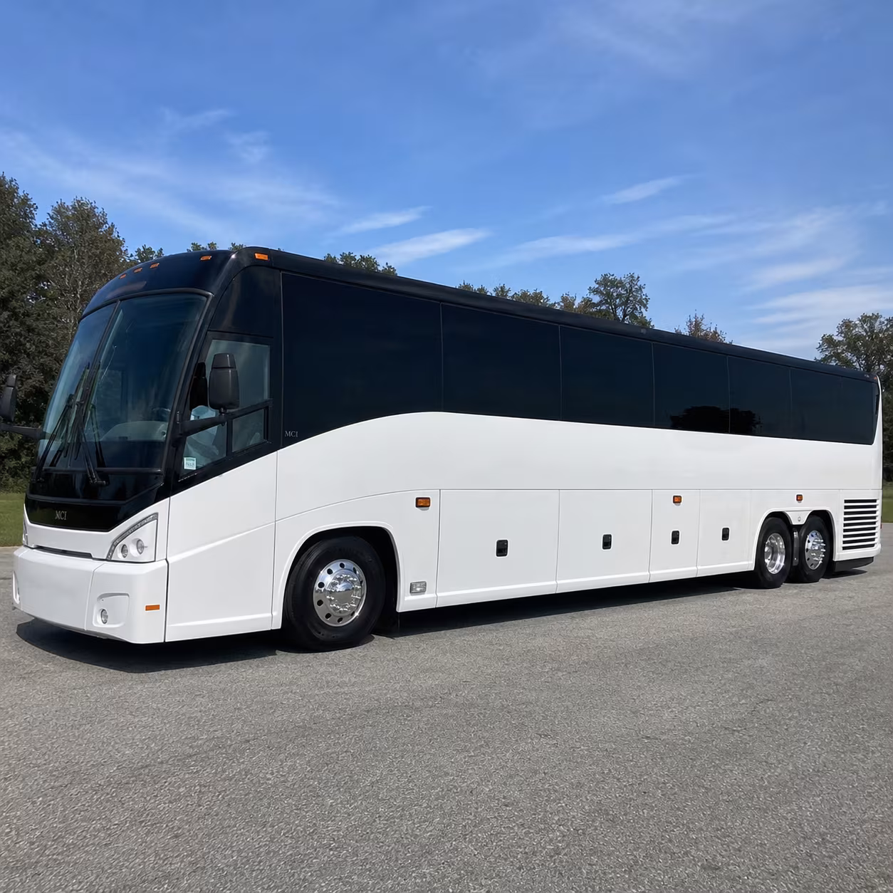 Costa Mesa Corporate Transportation party bus exterior