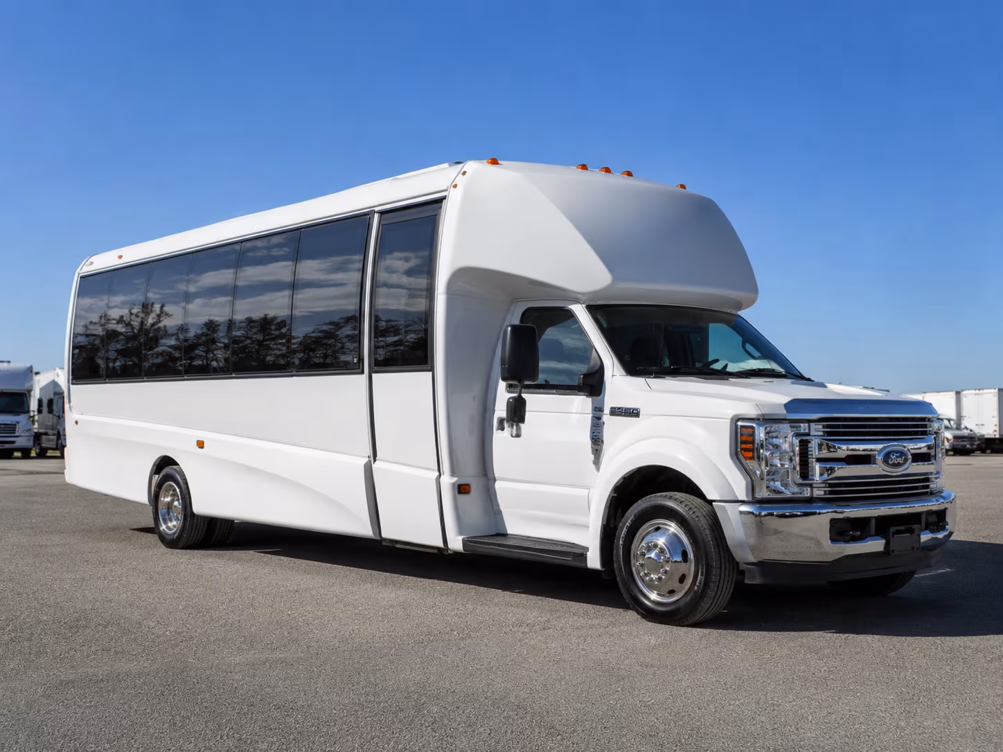 Costa Mesa Corporate Transportation party bus exterior