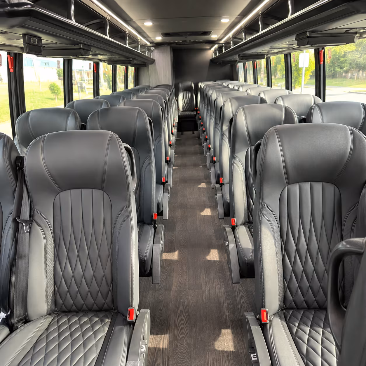 Costa Mesa Corporate Transportation party bus exterior