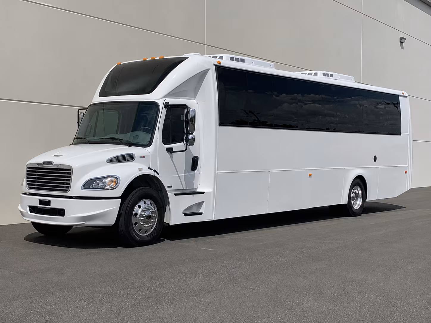 Costa Mesa Private Event Transportation party bus exterior