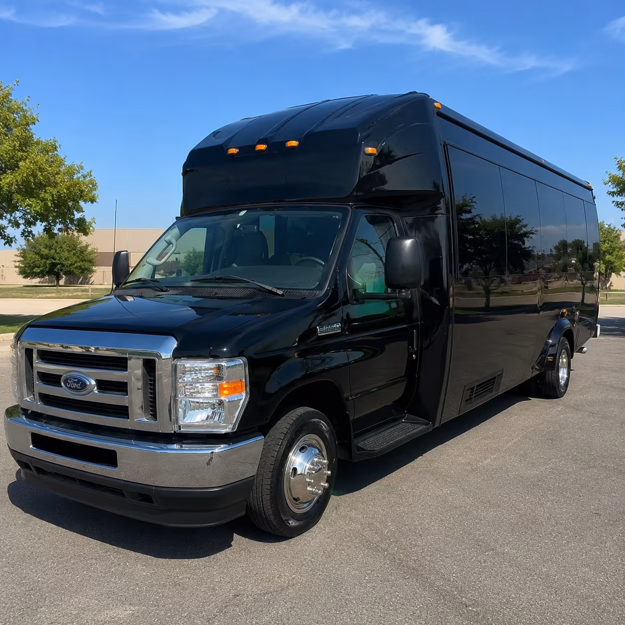 Costa Mesa Private Event Transportation party bus exterior