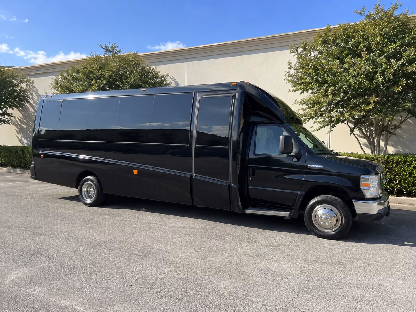 Costa Mesa Prom & Homecoming Transportation party bus exterior