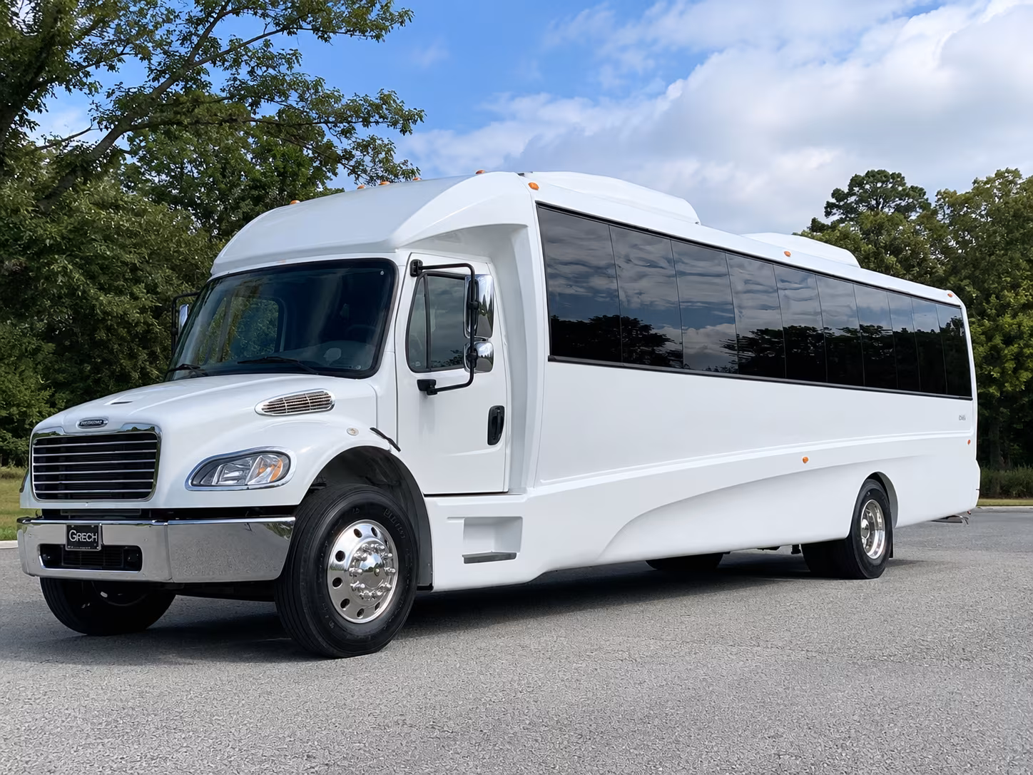Costa Mesa Winery Tour & Pub Crawl Transportation party bus exterior