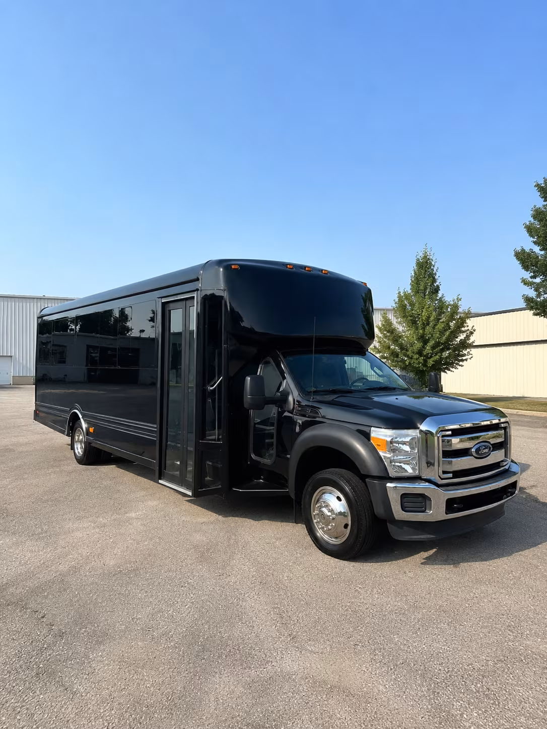 Interior of a party bus rental serving Costa Mesa