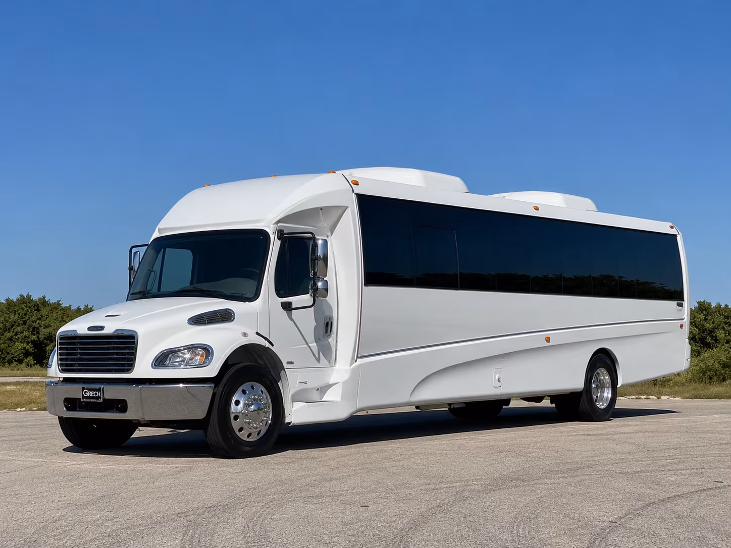 Orange Party Bus Rental